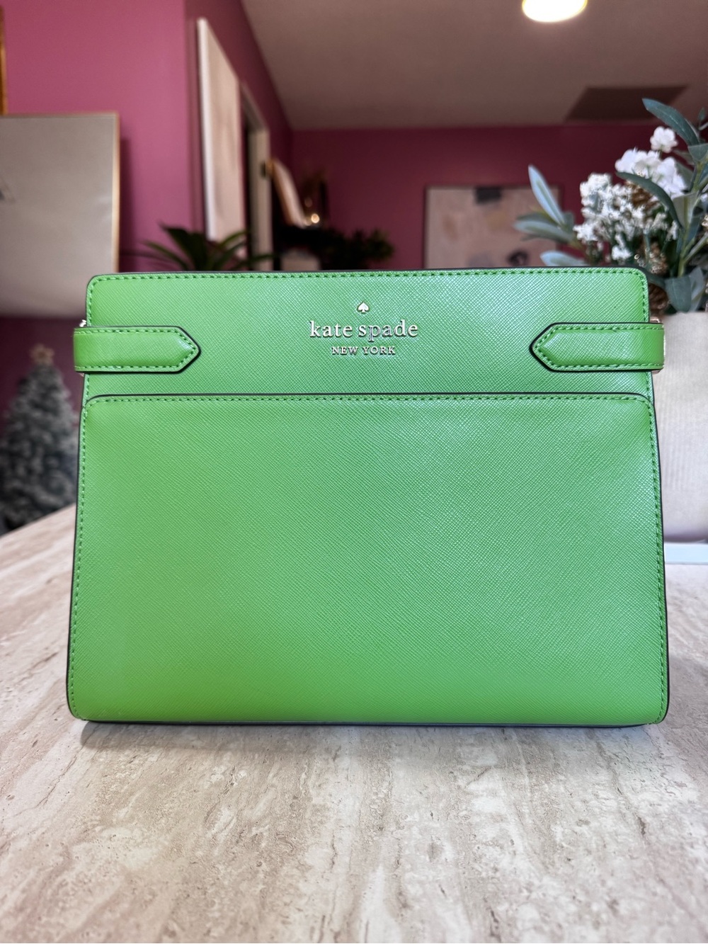 Kate Spade Green Staci Satchel Bag